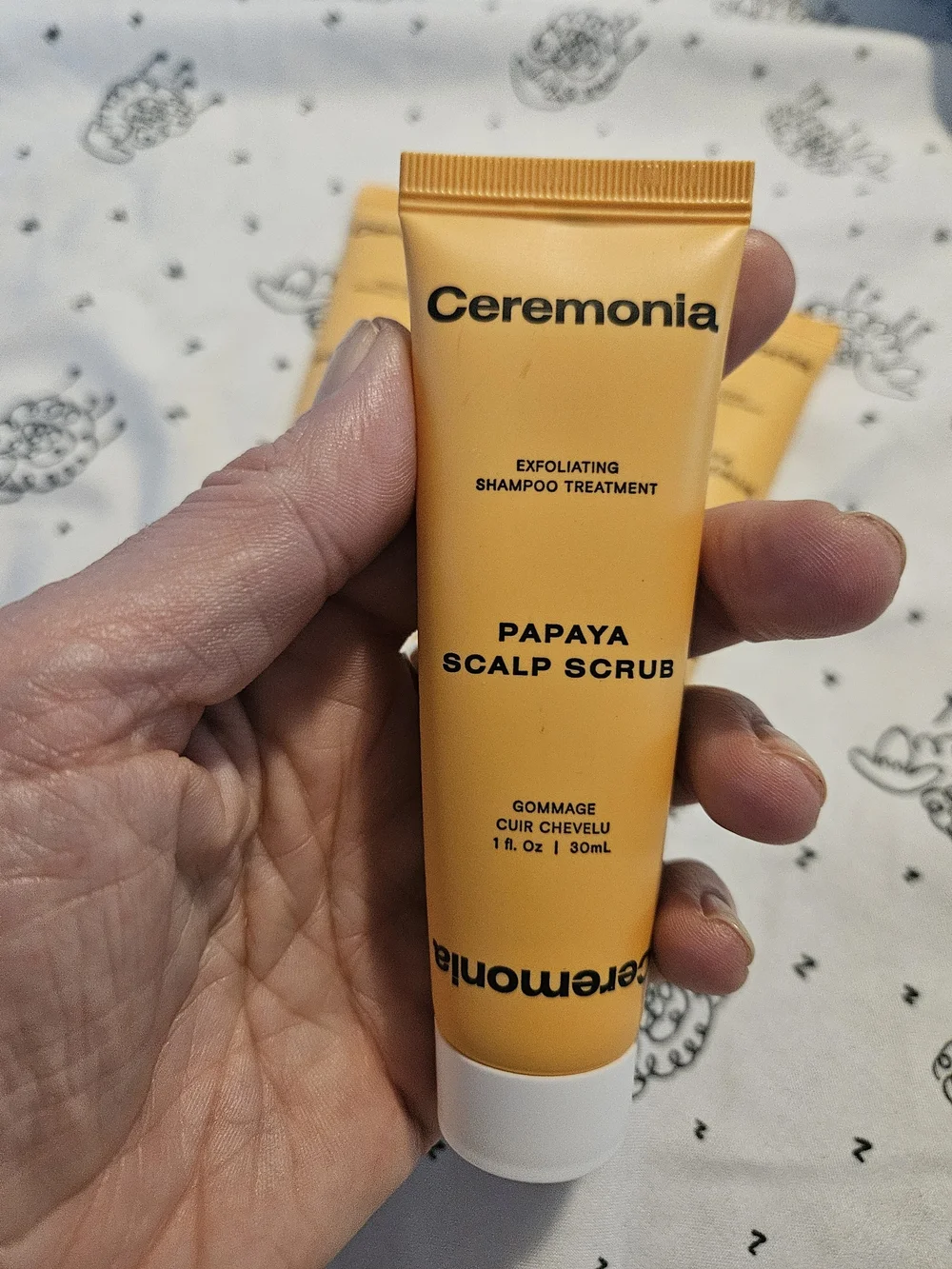 4 x Ceremonia Papaya Scalp Scrub - Orange